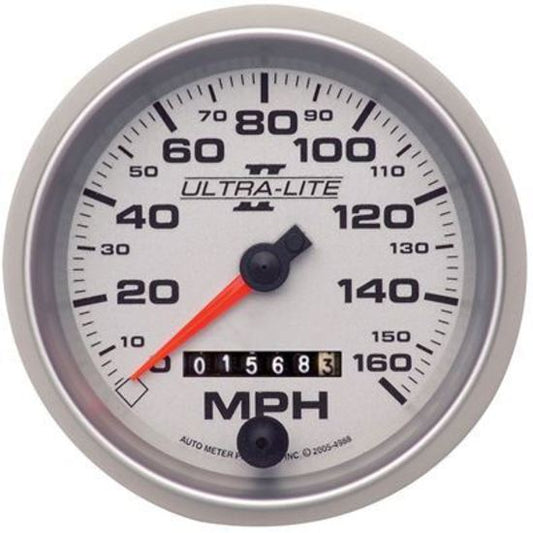 AutoMeter AU4993 Ultra-Lite II 3-3/8 In. Speedometer 160 MPH Mech Gauge