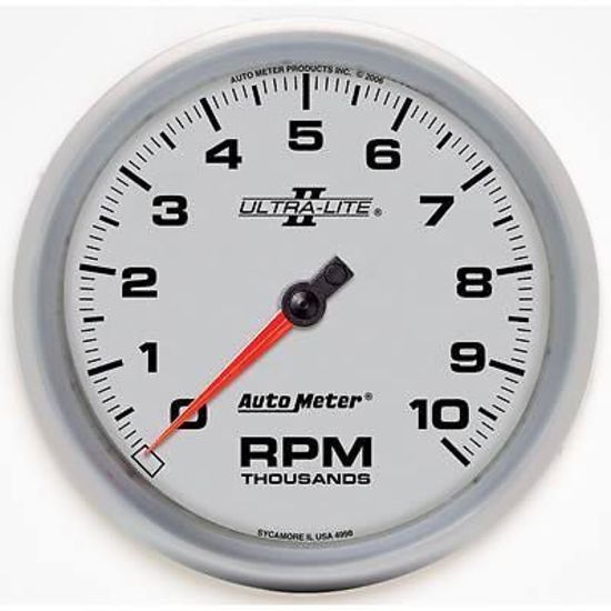 AutoMeter AU4998 Ultra-Lite II 5" Elec In-Dash Tachometer 0-10000 RPM