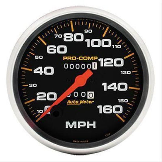 AutoMeter AU5154 Pro-Comp 5" Mech In-Dash Speedometer 0-160 MPH