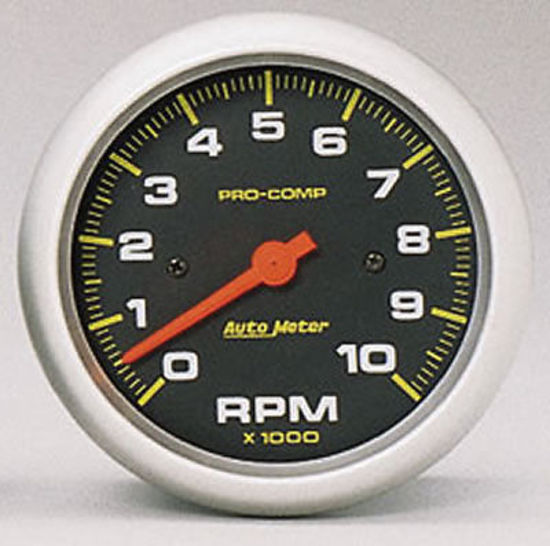 AutoMeter AU5161 Pro-Comp 3-3/8" Elecal In-Dash Tachometer 0-10000 RPM