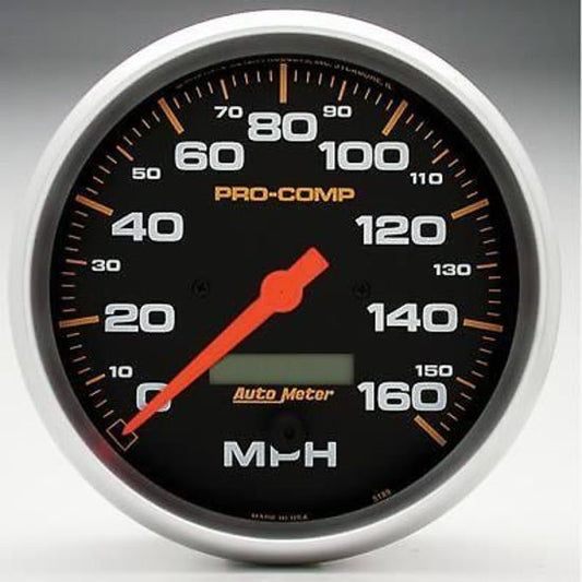 AutoMeter AU5189 Pro-Comp 5" Elecal In-Dash Speedometer 0-160MPH