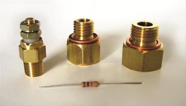 AutoMeter AU5284 Gauge Installation Fitting Kit Brass suits Gm Ls Engines