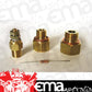 AutoMeter AU5284 Gauge Installation Fitting Kit Brass suits Gm Ls Engines