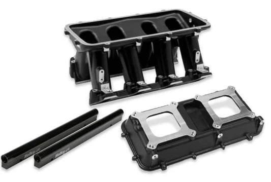 HOLLEY LS3/L92 EFI HI-RAM INTAKE MANIFOLD 2X4150 - BLACK (HO300-115BK)