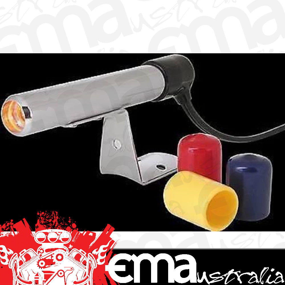 AutoMeter AU5329 Quick-Lite Shift Light Chrome with Amber Led