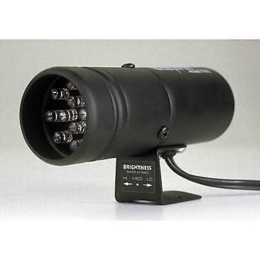 AutoMeter AU5332 Super-Lite Shift Light Black with 12 Yellow Led