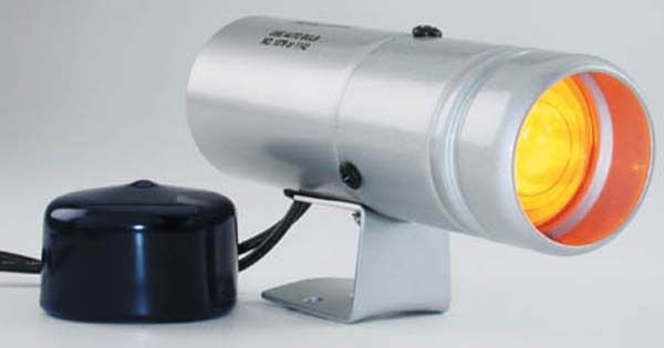 AutoMeter 5335 SHIFT LIGHT, AMBER, PEDESTAL, SILVER, SHIFT-LITE