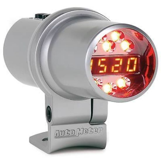 AutoMeter AU5344 Digital Pro-Shift Lite Shift Light Level 1 Amber Led Silver