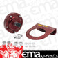 AutoMeter AU5376 Ffuel Pressure Isolator Kit For 15 PSI Gauges Red Anodized Aluminum -4An Fittings