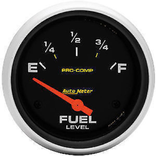 AutoMeter AU5417 Pro-Comp 2-5/8" Elec Fuel Level Gauge 240 OHMS Empty 33 OHMS Full