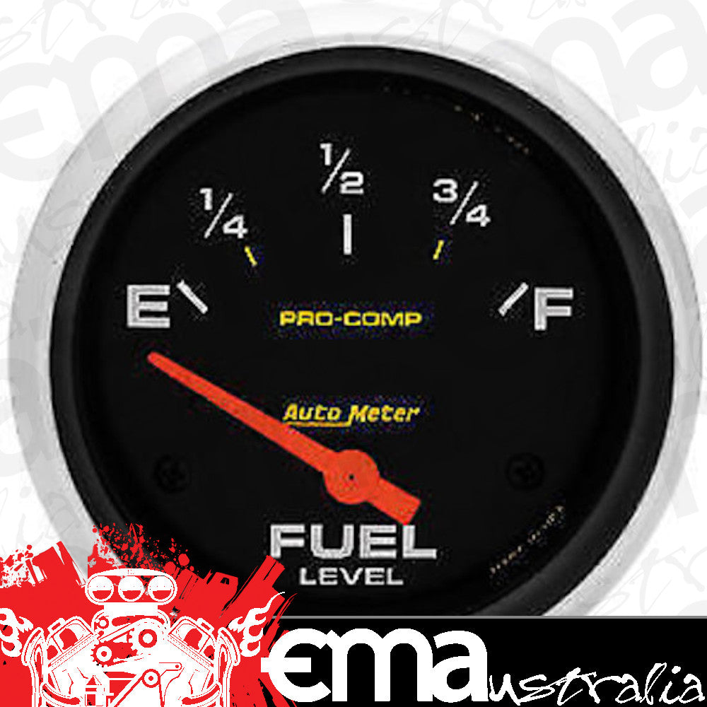 AutoMeter AU5417 Pro-Comp 2-5/8" Elec Fuel Level Gauge 240 OHMS Empty 33 OHMS Full