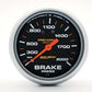 AutoMeter AU5426 Pro-Comp 2-5/8" Brake Pressure Gauge 0-2000 PSI Liquid Filled
