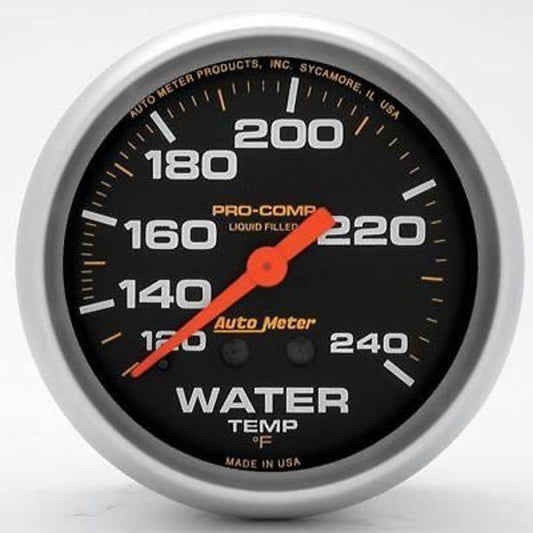 AutoMeter AU5433 Pro-Comp 2-5/8" Water Temp Gauge 120-240¶ø F