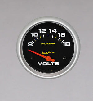 AutoMeter AU5492 Pro-Comp 2-5/8" Voltmeter 8-18 Volt