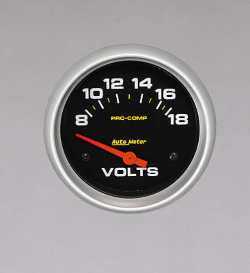 AutoMeter AU5492 Pro-Comp 2-5/8" Voltmeter 8-18 Volt