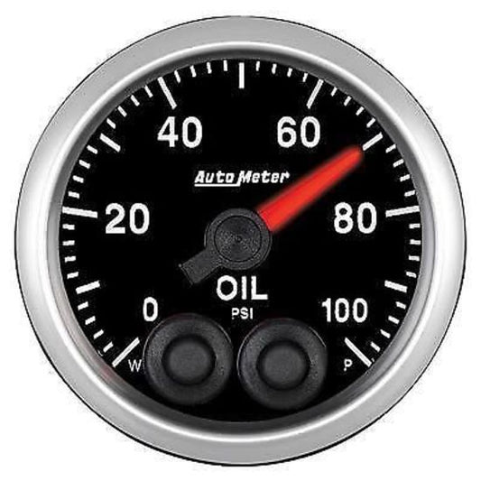 AutoMeter AU5652 Elite 2-1/16" Elec Oil Pressure Gauge 0-100 PSI