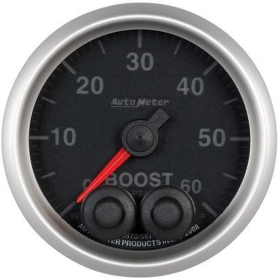 AutoMeter AU5670 Elite Boost Pressure 0-60 PSI. 2-1/16" Diameter Analog Elecal