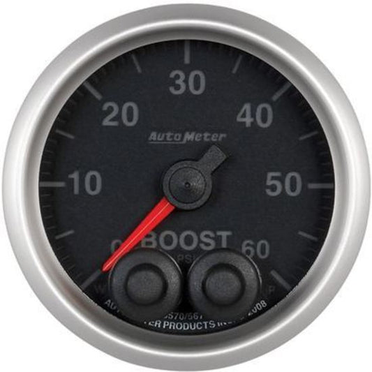 AutoMeter AU5670 Elite Boost Pressure 0-60 PSI. 2-1/16" Diameter Analog Elecal