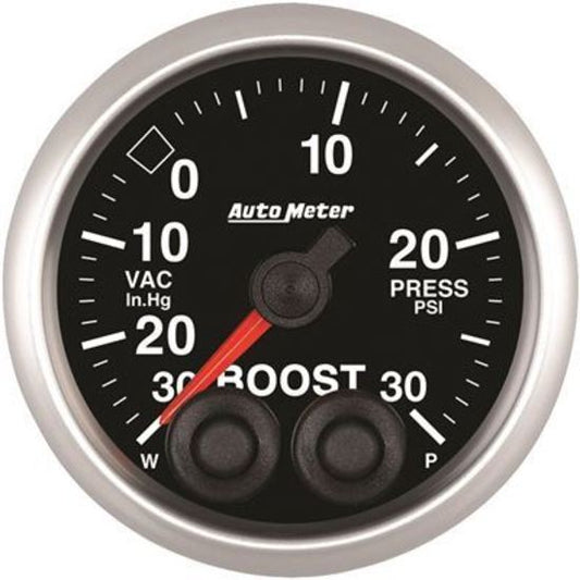 AutoMeter AU5677 Elite Boost/Vacuum 30 In. Hg./30 PSI 2-1/16" Analog Elecal