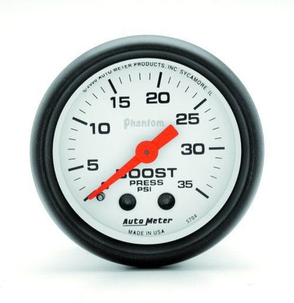 AutoMeter 5704 2-1/16" BOOST, 0-35 PSI, PHANTOM