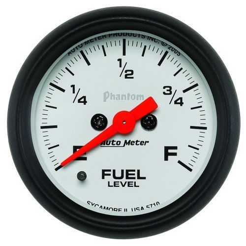 AutoMeter AU5710 Phantom 2-1/16" Elec Programmable Fuel Level Gauge 0-280 OHMS