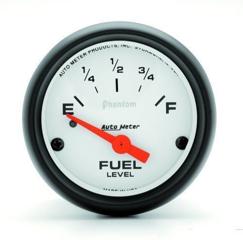 AutoMeter AU5716 Phantom 2-1/16" Fuel Level Gauge 240 OHMS Empty 33 OHMS Full