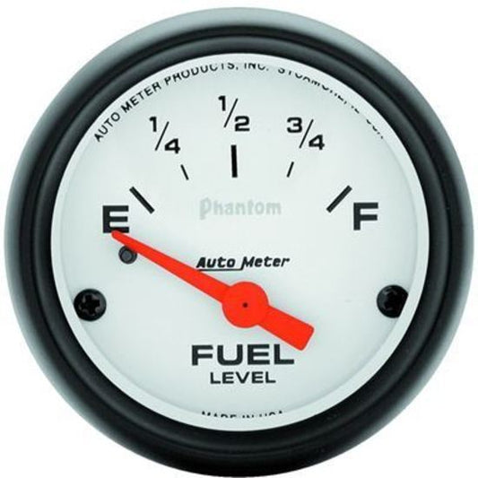 AutoMeter 5717 2-1/16" FUEL LEVEL, 0-30 Ohm, SSE, PHANTOM