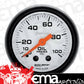 AutoMeter 5721 2-1/16" OIL PRESSURE, 0-100 PSI, PHANTOM