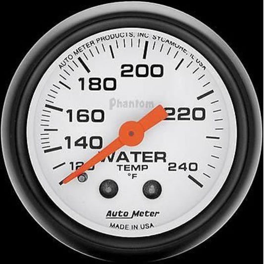 AutoMeter AU5732 Phantom 2-1/16" Mech Water Temperature Gauge 120-240¶øF