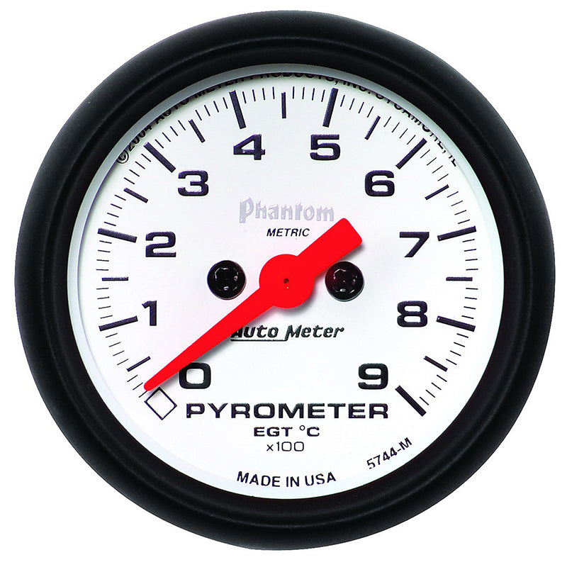 AutoMeter AU5744-M Phantom 2-1/16" Elec Pyrometer Gauge 0-900¶øC