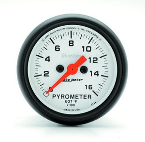 AutoMeter AU5744 Phantom 2-1/16" Elec Pyrometer Egt Gauge 0-1600¶øF
