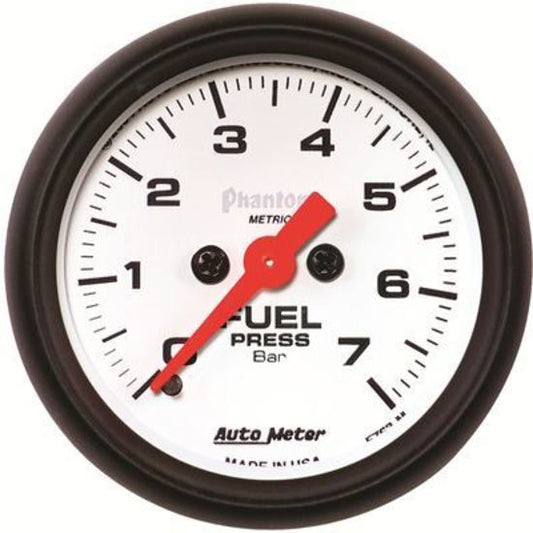 AutoMeter AU5763M Phantom Fuel Pressure 0-7 Bar 2-1/16" Analog Elecal