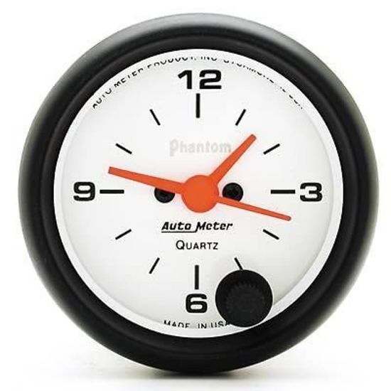 AutoMeter AU5785 Phantom 2-1/16" Elec Clock Quartz Movement