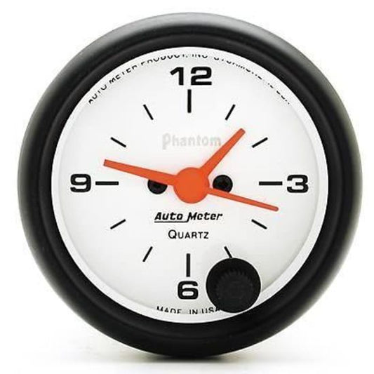 AutoMeter AU5785 Phantom 2-1/16" Elec Clock Quartz Movement