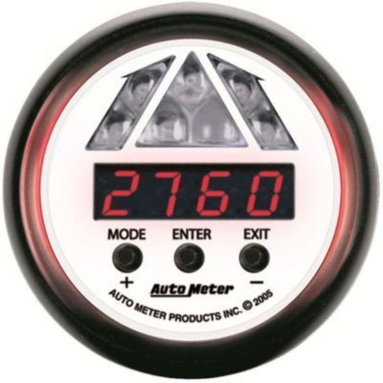 AutoMeter AU5787 Shift Light Phantom Level 1 In-Dash/Pod Mount Externally Adjustable