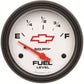 AutoMeter AU5814-00406 Chev Bow-Tie Fuel Level Gauge 2-5/8" White Dial Short Sweep Elec 0-90 OHMS