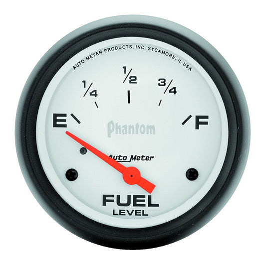 AutoMeter AU5816 Phantom Fuel Level Gauge 2-5/8" Short Sweep Elec 240 OHMS Empty/33 OHMS Full