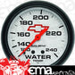 AutoMeter AU5832-00406 Chev Bow-Tie Water Temperature Gauge 2-5/8" White Dial Full Sweep Mech 120-240Ç÷F