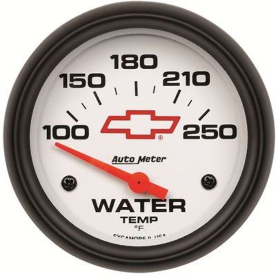 AutoMeter AU5837-00406 Chev Bow-Tie 2-5/8" Elec Water Temp Gauge 100-250Ç÷F