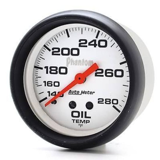 AutoMeter AU5841 Phantom 2-5/8" Mech Oil Temperature Gauge 140-280¶øF