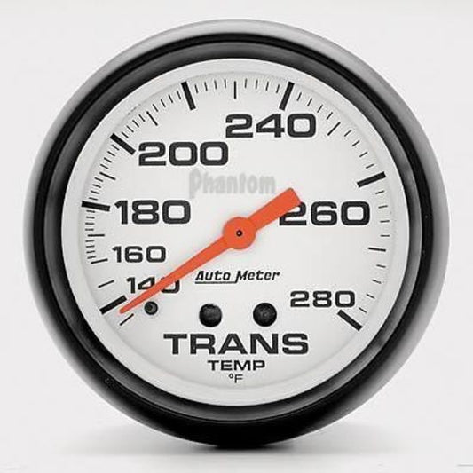 AutoMeter AU5851 Phantom 2-5/8" Mech Transmission Temperature Gauge 140-280¶øF