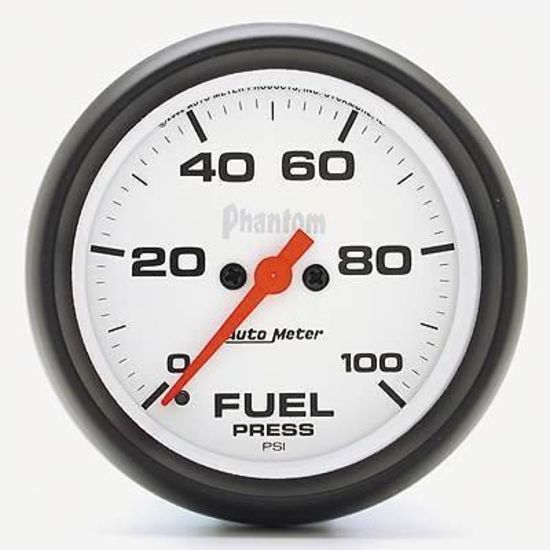 AutoMeter AU5863 Phantom 2-5/8" Elecal Fuel Pressure Gauge 0-100 PSI