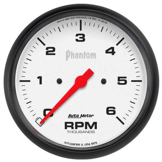 AutoMeter AU5876 Phantom Series 5" Tachometer Gauge