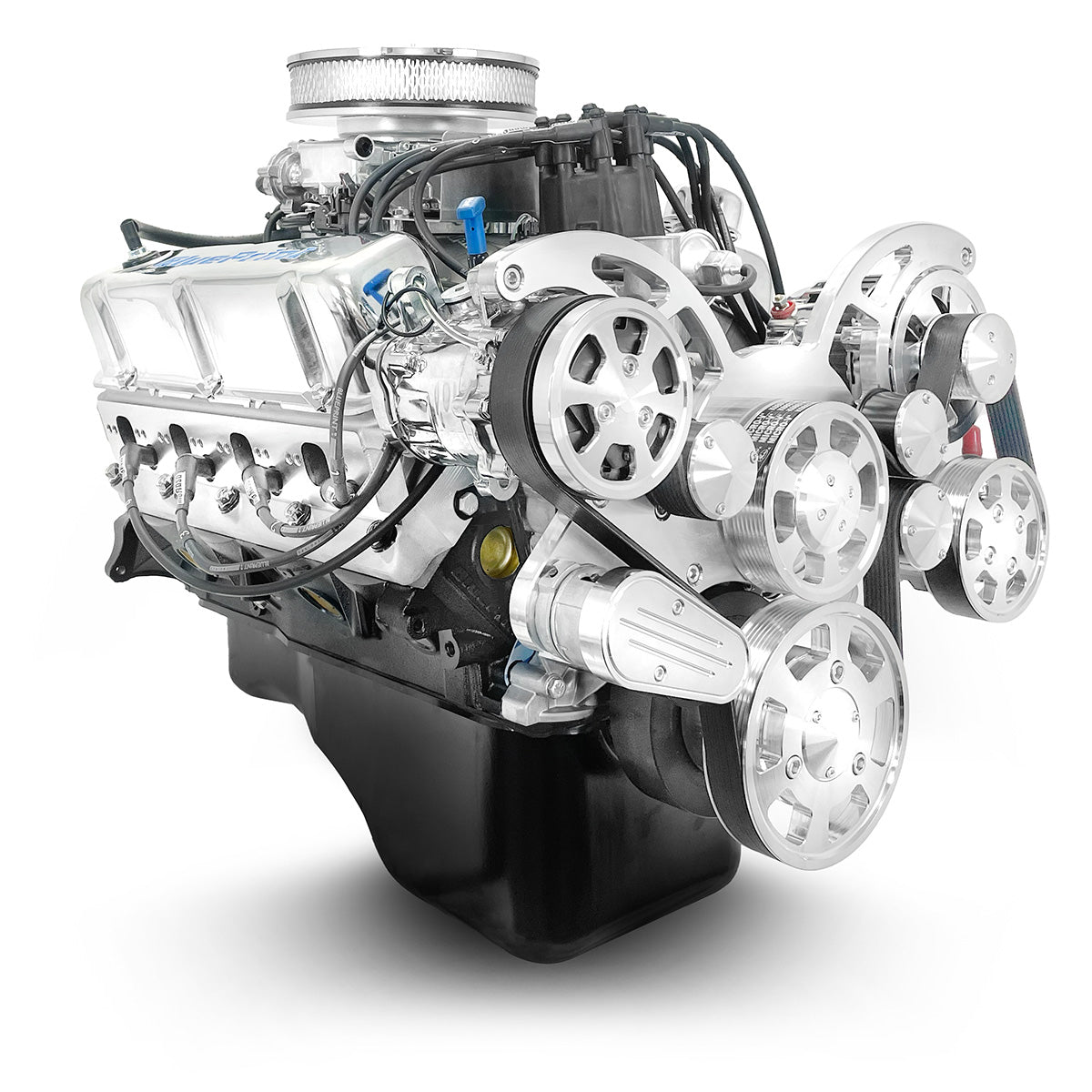 BluePrint BP3479CTCK Ford SB 347 CI Stroker Crate Engine Dressed Longblock w/ Carb