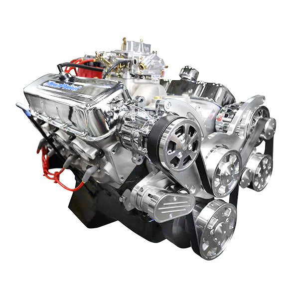 BluePrint BP454CTCK Chev BB 454 CI Crate Engine Dressed Longblock w/ Carb & Pulley Kit