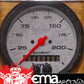 AutoMeter 5880-M GAUGE, SPEEDOMETER, 3 3/8", 225KM/H, GPS, PHANTOM