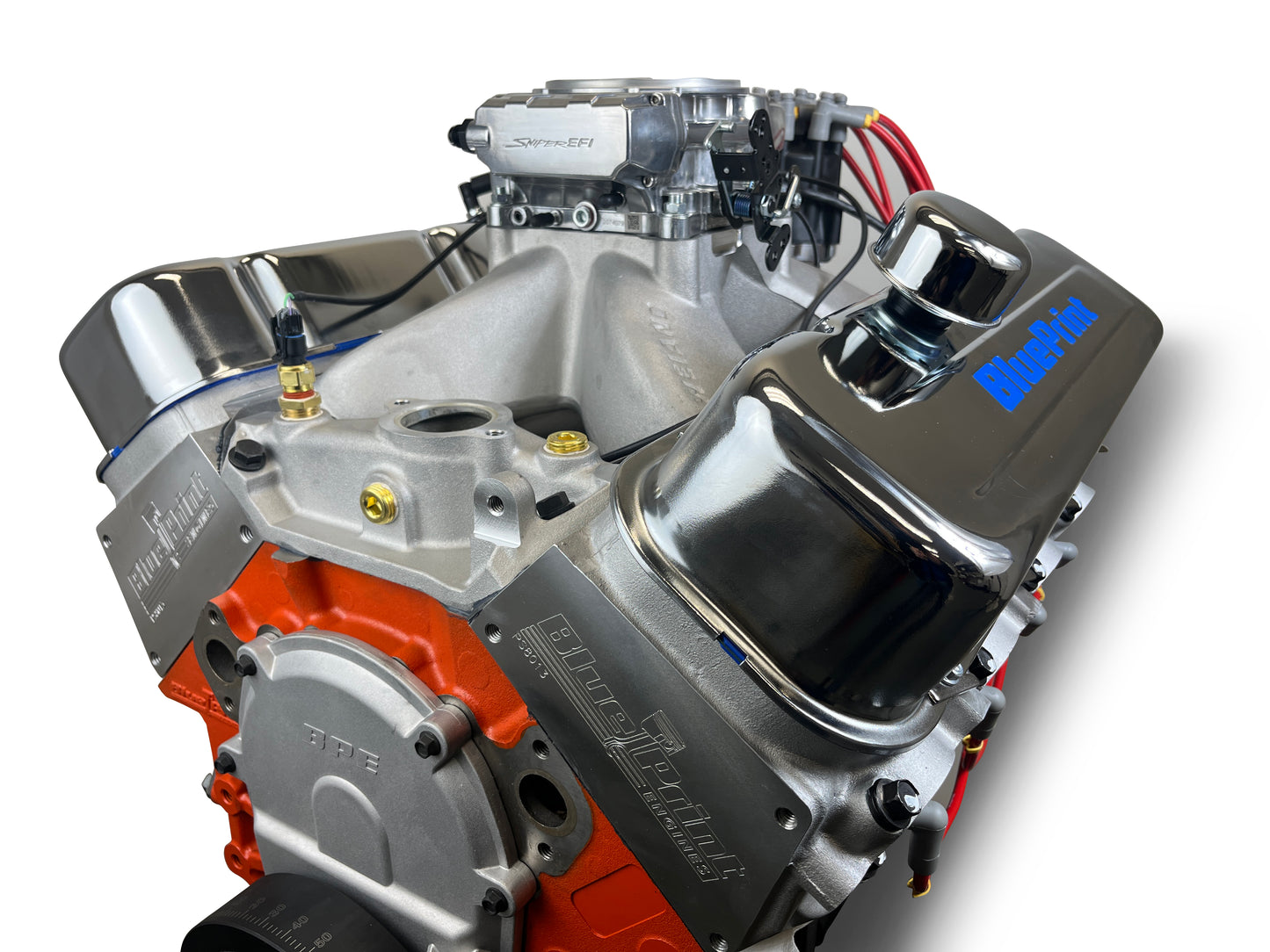 BluePrint PS502CTF Chev BB 502 CI Pro Series Stroker Crate Engine Dressed Longblock w/ EFI