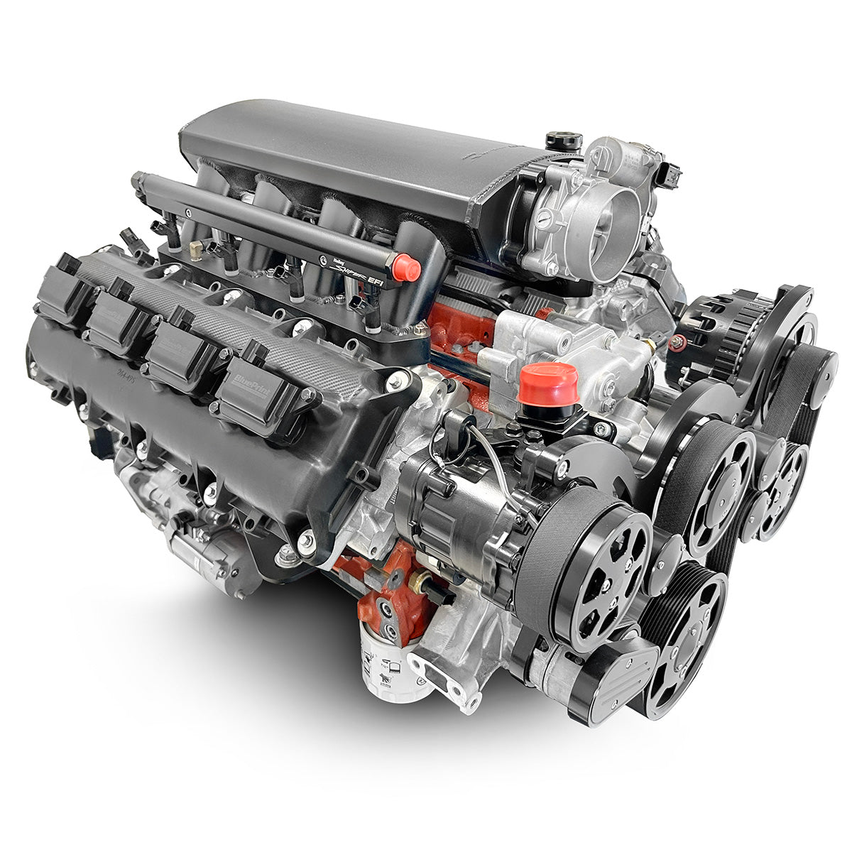 BluePrint PS426CTFKB 426 CI HEMI ProSeries Stroker Crate Engine Dressed Longblock w/ EFI