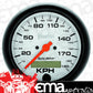 AutoMeter AU5887-M Phantom Speedometer 3-3/8" In-Dash Elecal Programmable 0-190 Km/H