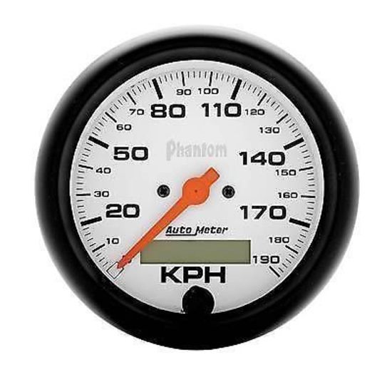AutoMeter AU5887M Phantom 3-3/8" Metric Speedo 0-190Kmh